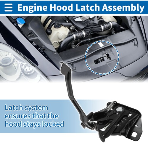 Hood latch assembly for - hood,
