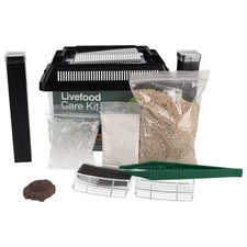 ProRep Reptile Livefood Care Kit with Bug Grub, Gel, Calci Dust, Tweezer - Small