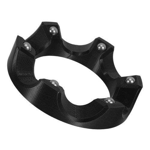 Black bowling ball display - black,