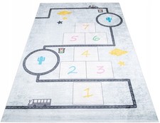 Kids Rug 140x200cm Road Cars