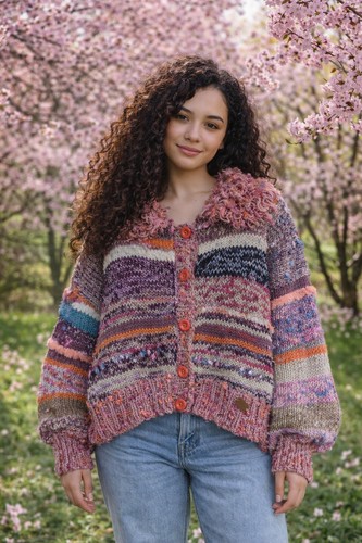 Hand knitted cardigan,Uk