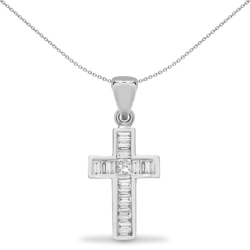 18ct white gold - white,