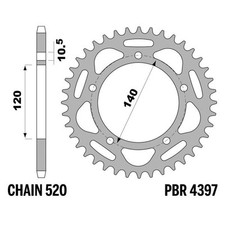 PBR Z41 Teeth 520 Step Crown