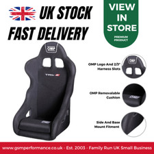 OMP TRS-E Velour FIA Motorsport Rally Circuit Racing Car Bucket Seat