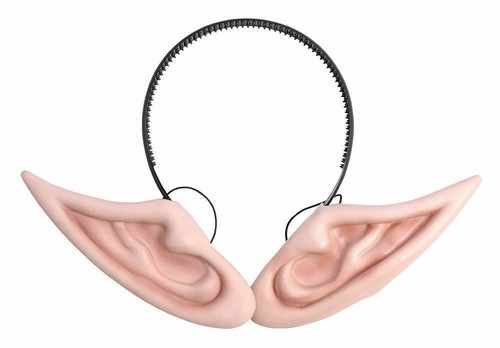 Giant rubber elf pixie ears - pixie, on