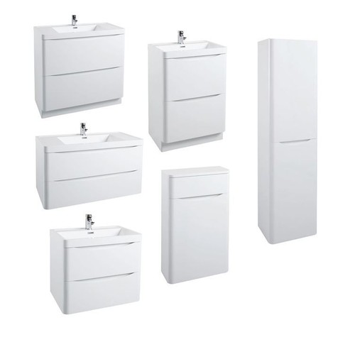 Bali new modern gloss - new, white