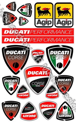 Multistrada sticker decal set - sticker,