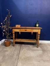 Antique pine kitchen side - pine,