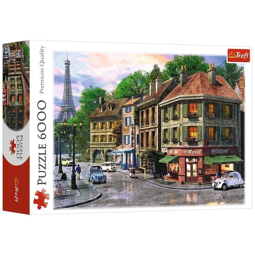 Puzzle 6000 paris - street, trefl