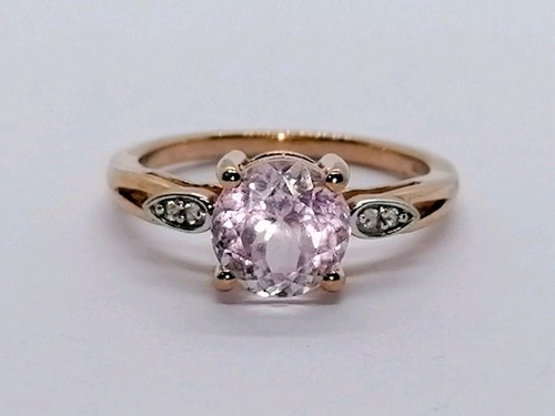 9ct rose gold morganite - gold, &