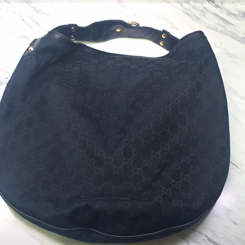 Gucci canvas horsebit - gg,