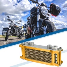 Gold Tone M12 Interface Engine Oil Cooler Radiator for Monkey Bike 50CC-160CC