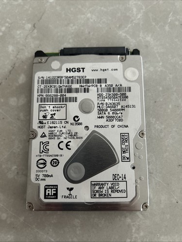 Hgst 500gb thin - 500gb,