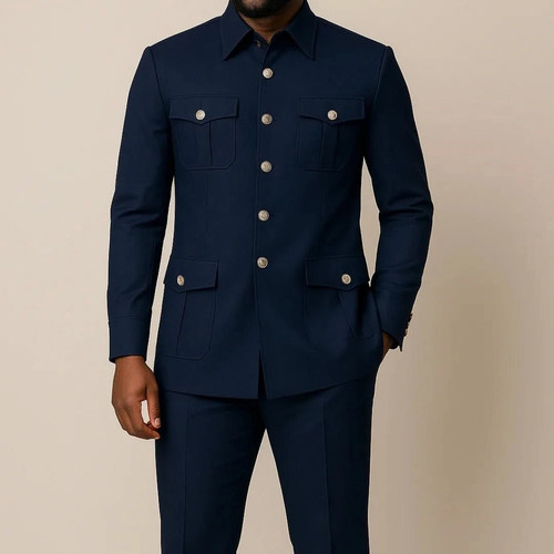 Vintage men suit - suit, safari