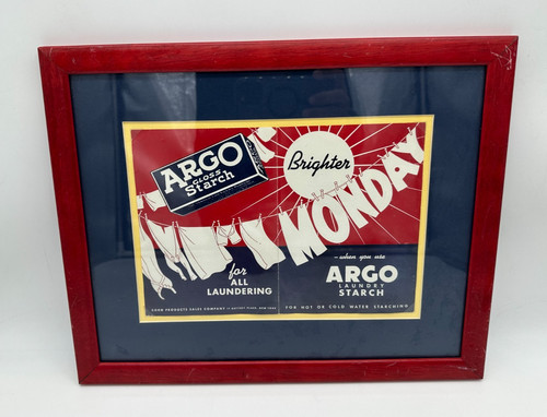 Rare vtg argo laundry starch - rare,