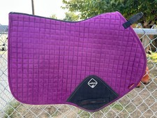 Lemieux Suede Saddle Pad. Plum