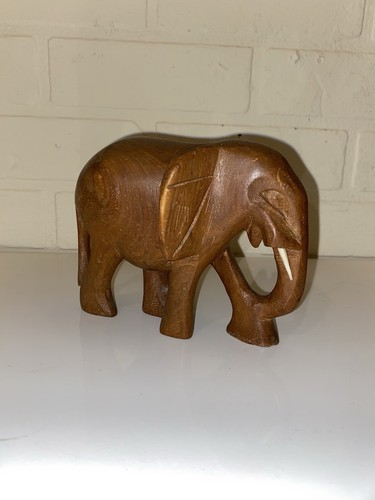 Vintage hand carved - carved, teak