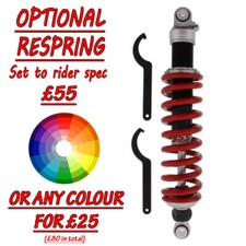 Yamaha DTR125 DT200 DT230 1989 - 2006 YSS Mono Shock Absorber MZ366-410TR-01