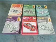 Used Haynes car manuals 6 No.
