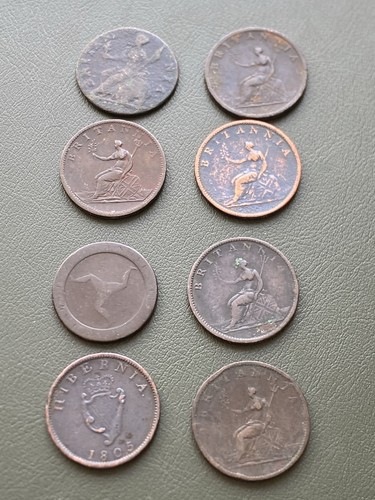 George iii half penny - george,