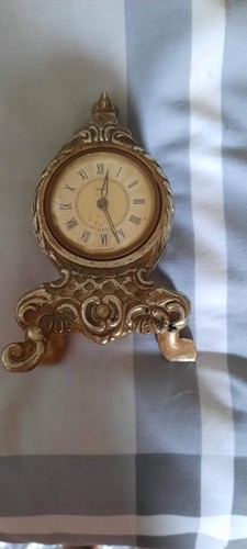 Antique wind mantel clocks - wind,