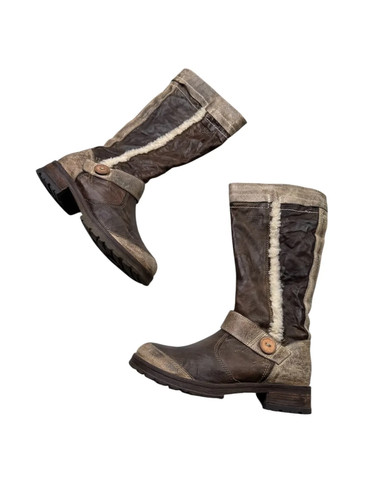 Vintage leather boots - vintage,