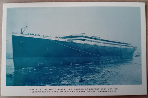 Modern titanic postcard - modern,