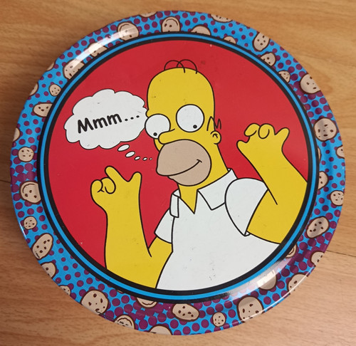 Homer simpson metal tin the - metal,