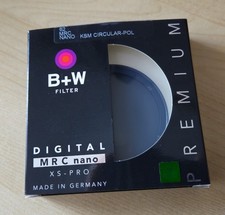 B+W KSM Circular Polariser Filter MRC nano - 62mm - opened but unused - pristine