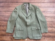 Hucklecote Tweed Jacket Mens 42 Check Wool Country Hacking Hunting