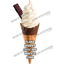 Ice cream van sticker Plain
