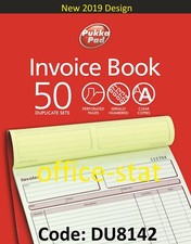 Pukka Pad Invoice Book 214 x