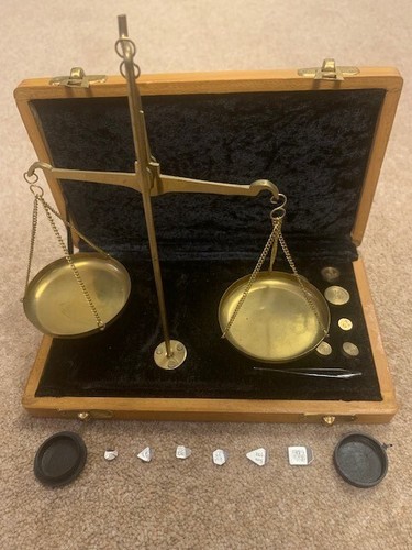 Small balance scales with - balance,