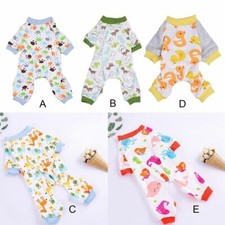 Puppy Pajamas Pet Dog Cute Cotton Jumpsuit Warm Indoor Pajamas For Small Dogs.