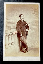 FIFE. LEVEN GENT. QV DRESS FASHION. CDV by ADAM DISTON, c1860s.