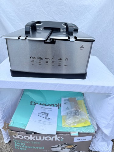 Cookworks stainless steel - stainless, twin