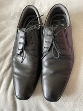 TU @ SAINSBURY’s MEN’s SHOES, Sz11, Black, SMART, LACE-UP, Leather, VGCon