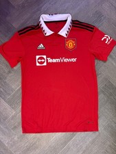 Manchester United Shirt Large Red Home Kit 2022 2023 Adidas Jersey
