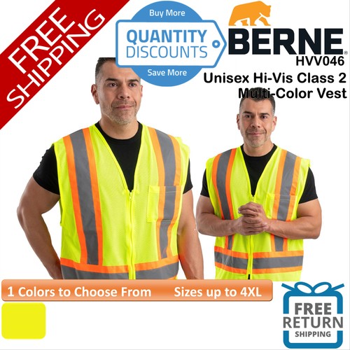 Berne apparel unisex vis - unisex, hi-vis