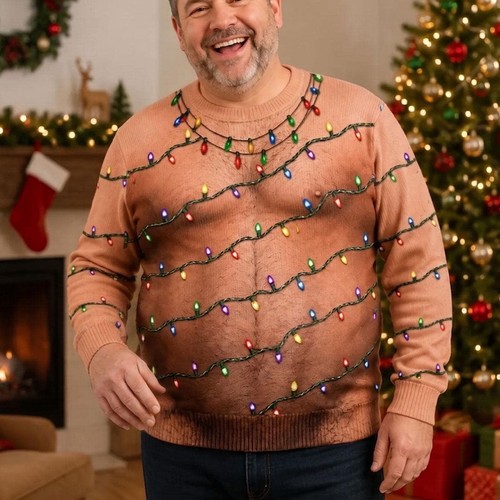 Ugly christmas sweater - ugly, 3d