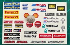 38x RC Radio control car decals / stickers, Quality vinyl, laminated