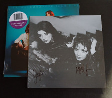 DEA MATRONA FOR YOUR SINS PURPLE VINYL LP & SIGNED /AUTOGRAPH 12" PRINT