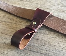 Traditional Handcrafted Leather Tankard or Mug Belt Strap/Frog (d)