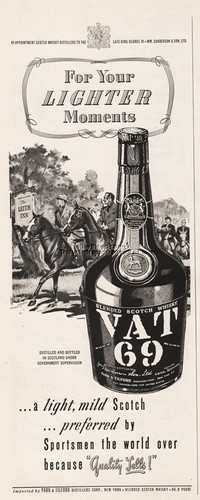 1953 sandersons vat scotch - 1953, 69