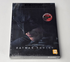 Batman Begins WEET Exclusive 4K Blu  Ray Full Slip Steelbook - Brand New Sealed