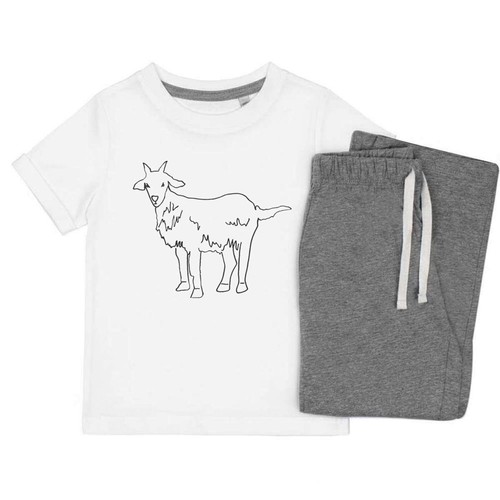 Goat kids cotton pyjama - 'goat',