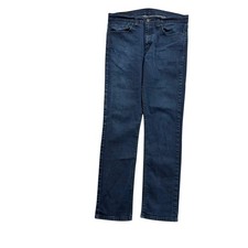 Levis 511 Jeans W33 L31 Mens Waxed Navy Blue Slim Fit Stretch Denim