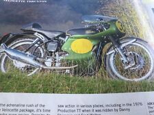 VELOCETTE THRUXTON MOTORCYCLE MAGAZINE ARTICLE