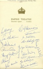 ENGLAND 1950 FOOTBALL SQUAD