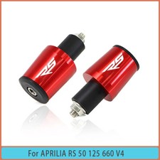 CNC Handle Bar Grips End Weights Caps Plugs New For APRILIA RS 50 125 660 V4